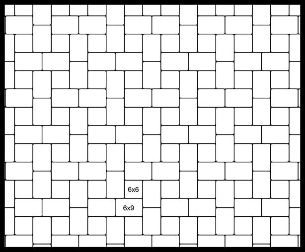 T-Pattern for pavers